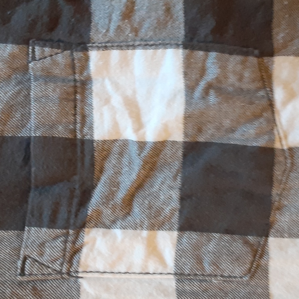 Boys' Plaid Flannel Button-Down Shirt - Cat & Jack™ - Picture 3 of 8